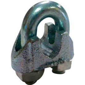 Advantage Malleable Steel Zinc Plated Wire Rope Clip MWRC125P6 - 1/8"" Diameter - Pack of 6
