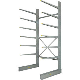 Global Industrial Single Sided Cantilever Rack Starter 72""Wx58""Dx144""H - Best Value Series