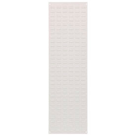 Quantum Partition Wall System QLP-1861HC 18""W X 61""H Louvered Panel Oyster White