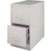 Lorell® 2-Drawer Heavy Duty Vertical File Cabinet 15""W x 25""D x 28-3/8""H Putty