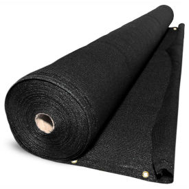 BOEN Privacy Netting W/Reinforced Grommets 4' x 50' Black - PN-30062