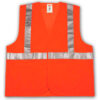 Tingley® V70629 Job Sight™ Class 2 Vest Fluorescent Orange Polyester Mesh 2XL/3XL