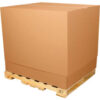 Global Industrial™ Telescoping Outer Top Cargo Boxes 36-1/2""L x 36-1/2""W x 40""H Kraft