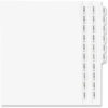 Avery Legal Exhibit Alphabetical Side Tab Divider A to Z 8.5""x11"" 1 Tab/25 Sets White/White