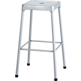 Safco® Steel Stool 29"" Bar Height - Silver