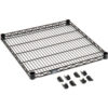 Nexel® S2142B Black Epoxy Wire Shelf 42""W x 21""D