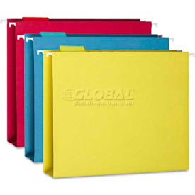 Smead® 2"" Capacity Box Bottom Hanging Folders Letter Assorted 25/Box