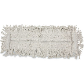 Boardwalk® Disposable Cut End Dust Mop Head Cotton/Synthetic 24 x 5 White