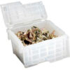 ORBIS Flipak® Attached Lid Container FP03 - 11-13/16 x 9-13/16 x 7-11/16 Clear