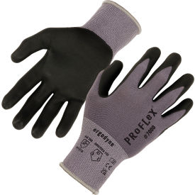 Ergodyne® ProFlex® 7000 Nitrile Coated Gloves w/ Microfoam Palm Small Gray 1 Pair