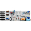 Wall Control Pegboard Master Workbench Kit Gray/Black 96"" X 32"" X 9""