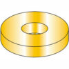 Flat Washer - 7/16"" - Thru Hardened Medium Carbon Steel - Zinc Yellow - USS - 100 Pk - BBI 353200