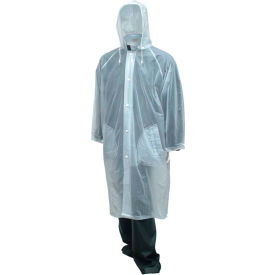 Tingley® C61210 Tuff-Enuff™ Coat Clear 48"" Detachable Hood 2XL