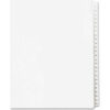 Avery Side Tab Collated Legal Index Divider 1 to 25 8.5""x11"" 25 Tabs White/White