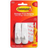 3M Command™ General Purpose Hooks 3-lb Capacity Plastic White 2/Pack