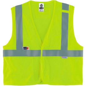 Ergodyne® GloWear® 8260FRHL Class 2 FR Modacrylic Vest Lime 2XL/3XL