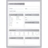 Ghent Patient Room Graphic Whiteboard - Dry Erase Surface - 2' x 3' - Silver Frame