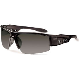 Ergodyne® Skullerz® Dagr Safety Glasses Smoke Lens Black Frame