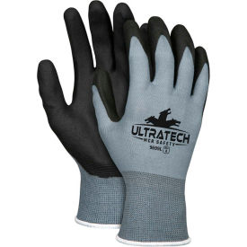 MCR Safety UltraTech Work Gloves 15 Gauge Nylon Shell HPT coating XS 12 Pairs