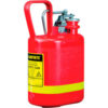 Justrite 14160 1 Gallon Safety Can Polyethylene Red