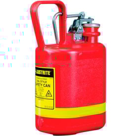 Justrite 14160 1 Gallon Safety Can Polyethylene Red