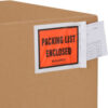 Global Industrial Full Face Envelopes ""Packing List Enclosed""5-1/2""Wx4-1/2""L Orange1000/Pk