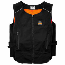 Ergodyne® Chill-Its® 6255 Lightweight Phase Change Cooling Vest Black S/M 12123