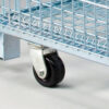 Nashville Wire Products Folding Wire Container Caster Kit For 40"" x 32"" & 48"" x 40"" Models