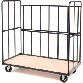 Global Industrial™ Wood Shelf Truck 2000 lb. Capacity 60""L x 30""W x 62""H Blue