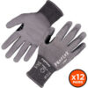Ergodyne® Proflex 7071 Cut Resistant Gloves Polyurethane Coated ANSI A7 S Gray 12 Pairs