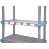 Label Holder 53-1/2""L Clear For Use With 60""D Quantum Millenia Shelves