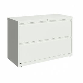 Hirsh Industries®42"" Wide 2-Drawer Lateral File Cabinet - White