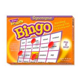 Trend® Synonyms Bingo Game Age 10 & Up 3 to 36 Players 1 Box