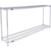 Nexel® 2 Shelf Chrome ESD Wire Shelving Unit Starter 72""W x 18""D x 34""H