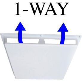 Elima-Draft ELMDFTCOMDEF3457 Commercial Air Deflector Vent Cover for 24"" x 24"" Diffusers