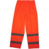 Ergodyne® 8916 Glowear® Class E Lightweight Hi-Vis Rain Pants Orange M