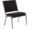 Flash Furniture Antimicrobial Bariatric Reception Chair - Fabric - Black - Hercules Series
