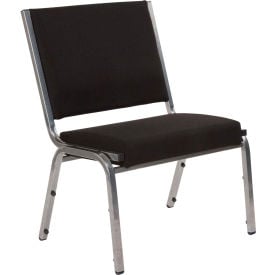 Flash Furniture Antimicrobial Bariatric Reception Chair - Fabric - Black - Hercules Series
