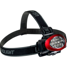 GoGreen Power 10 LED Headlamp GG-113-10HLRD Red