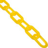 Global Industrial™ Plastic Chain Barrier 2""x50'L Yellow