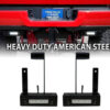 Race Sport Lighting Reverse Bolt-On Hitch Bar LED Flood Light For 2013-Current Dodge Ram 2500 1.6A
