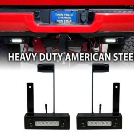 Race Sport Lighting Reverse Bolt-On Hitch Bar LED Flood Light For 2013-Current Dodge Ram 2500 1.6A
