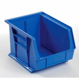 Global Industrial™ Plastic Hang & Stack Bin 10-3/4""L x 8-1/4""W x 7""H Blue