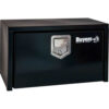 Buyers Steel Underbody Truck Box w/ Stainless Steel Rotary Paddle - Black 18x18x36 - 1702105