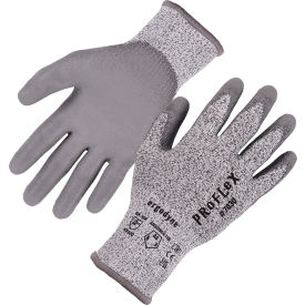 Ergodyne® Proflex 7030 Cut Resistant Gloves Polyurethane Coated ANSI A3 2XL Gray 1 Pair