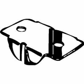Center Style Shelf Rest - Zinc