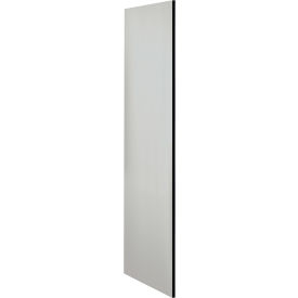 Side Panel 22237 for 24""D Extra Wide Designer Wood Locker without Sloping Hood Gray