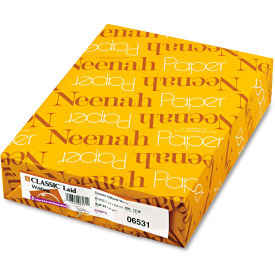 Neenah Paper Classic Laid Stationery Writing Paper 6531 8-1/2"" x 11"" Classic White 500 Shts/Ream