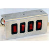 Switch Panel Quad On-Off Illuminated - Min Qty 2
