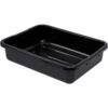 Quantum Bussing Tub 21""L x 15""W x 5""H Ribbed Bottom Bus Box Polypropylene Black